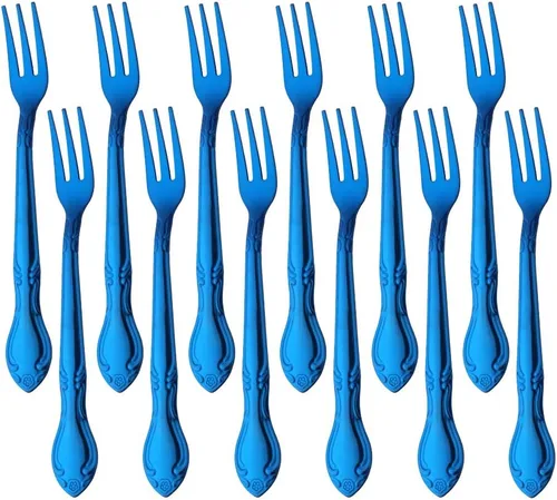 Vista 88 de Cucharas de sopa, cucharas redondas de acero inoxidable para caldo con borde de flor, juego de 12 piezas de acero inoxidable para café, azúcar