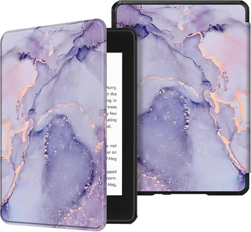 Vista 15 de Fintie - Funda delgada para Kindle Paperwhite (décima generación del 2018), piel sintética ligera prémium con función automática de apagar
