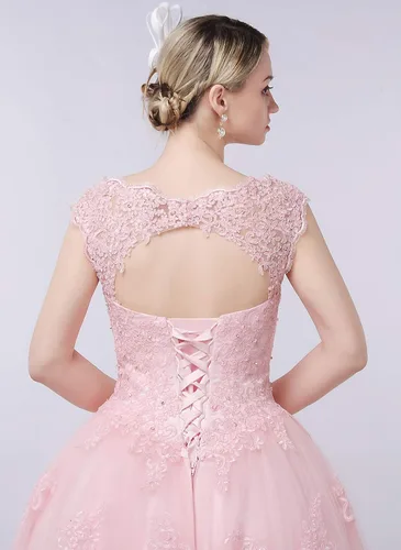 Vista 5 de Vestidos de quinceañera Vestido de baile de graduación de encaje dulce 16 vestidos de princesa