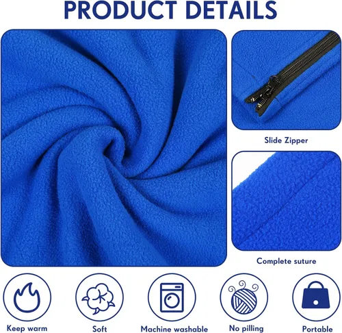 Vista 3 de Mixweer 3 piezas de forro polar para saco de dormir para adultos, clima cálido o frío, 75 pulgadas, añade 12 grados Fahrenheit más calor, forro