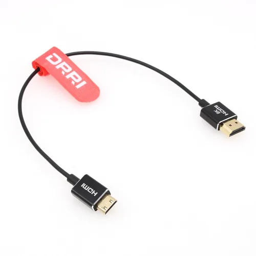 Vista 14 de Cable trenzado de alta velocidad 8K @60Hz 4K @120Hz Mini HDMI a Full HDMI 2.1 para Sony F55 A7S3 A74 Nikon Z5 Z6 Z7 BMPCC4k a monitor Atomos Ninja