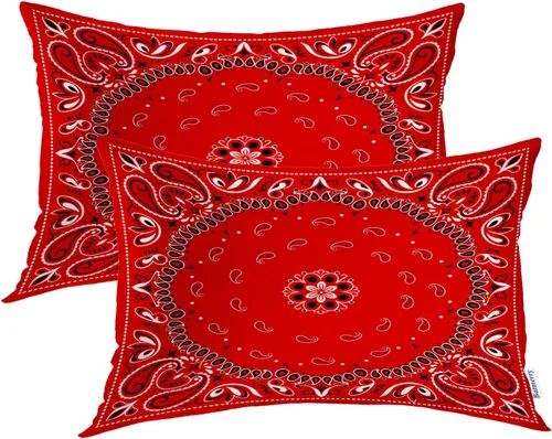 Vista 105 de Batmerry Fundas de almohada de bosque de arce otoñal, casas de sillas de madera, hojas amarillas, fundas de almohada decorativas, impresión digital