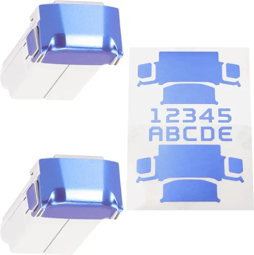 Vista 6 de WRAPGRADE Adhesivos para la piel compatibles con DJI Mini 4 Pro/Mini serie 3 Dos baterías (Airforce Silver)