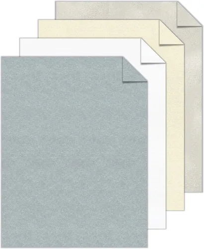 Vista 2 de Neenah Papel Metálico CARDSTK 8.5, Astrobrights, 4 Colores/6 Cada (91519)