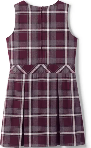 Vista 2 de Lands' End Jersey de uniforme a cuadros para niñas