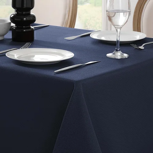 Vista 15 de Softalker - Mantel rectangular tejido con textura, jacquard de otoño color naranja quemado, impermeable, fácil de limpiar, resistente a las manchas