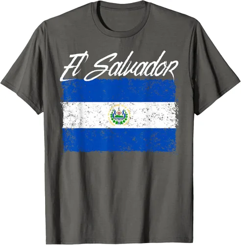 Vista 90 de Camiseta Salvadoreña Bandera El Salvador