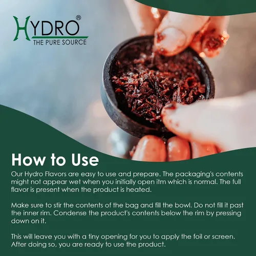 Vista 7 de Hydro - Hierbas para shisha o hookah, 250 gramos, sabor de alta calidad, sin tabaco ni nicotina, 1