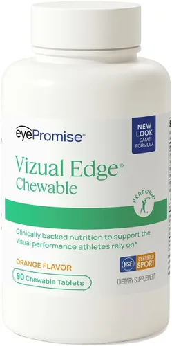 Vista 9 de EyePromise Vizual Edge Chew Performance - Vitamina para los ojos con certificación NSF para el deporte y la vitamina oficial para los ojos