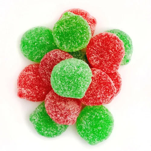 Vista 4 de SOUR PATCH KIDS Adorno de dulces navideños, bolsas de 12-10 onzas