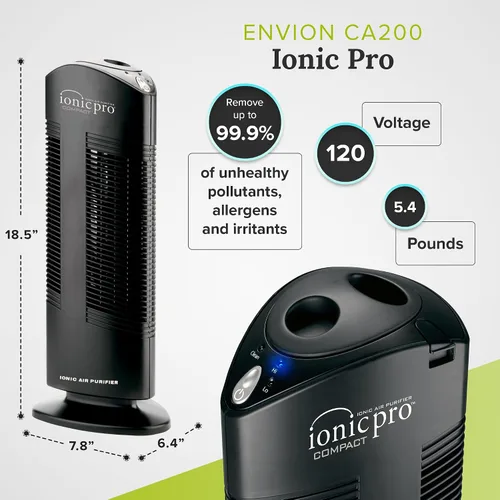 Vista 3 de Envion Purificador de aire compacto iónico Pro