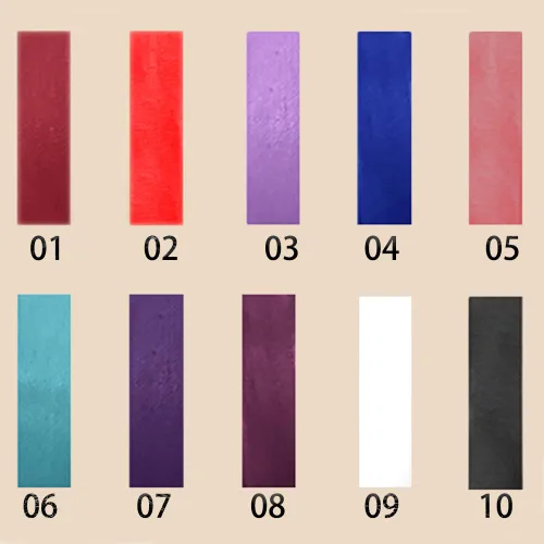 Vista 2 de Esmalte de labios de copa antiadherente mate de 11 colores, brillo de labios no decolorante, lápiz labial de 0.34 onzas líquidas