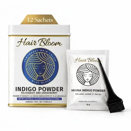 Vista 9 de Tinte Pride Of India para el cabello, en polvo, de hierbas y de 8.5 onzas