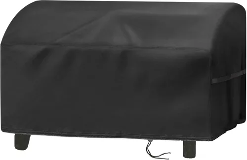 Vista 12 de Cubierta de Parrilla para Parrilla Hibachi, Cubierta de Parrilla de Mesa Pequeña Impermeable para Exteriores de Servicio Pesado, Cubierta