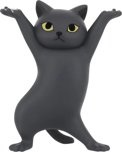 Vista 11 de ATHAND Portalápices de gatos bailando para escritorio, soporte para lápices de gato, lindas figuras de gatos, regalos interesantes para amantes