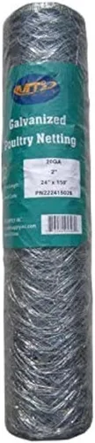 Vista 7 de MTB 20GA - Alambre hexagonal galvanizado para aves de corral, 12 pulgadas x 50 pies x 2 pulgadas