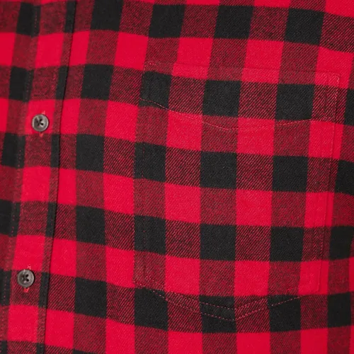 Vista 7 de Tienda Essentials Camisa de franela de manga larga para hombre (disponible en tallas grandes y altas)