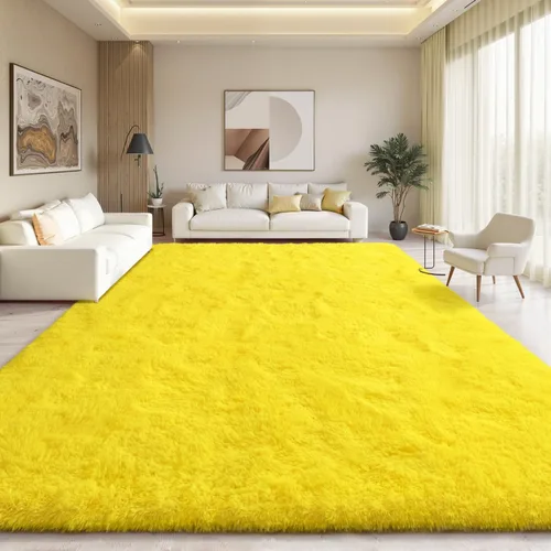 Vista 79 de EVOIONOS Alfombra Redonda Negra para Dormitorio, 4x4 Pies Alfombra de Área Circular Suave y Esponjosa para Sala de Estar, Alfombra Circular de Felpa