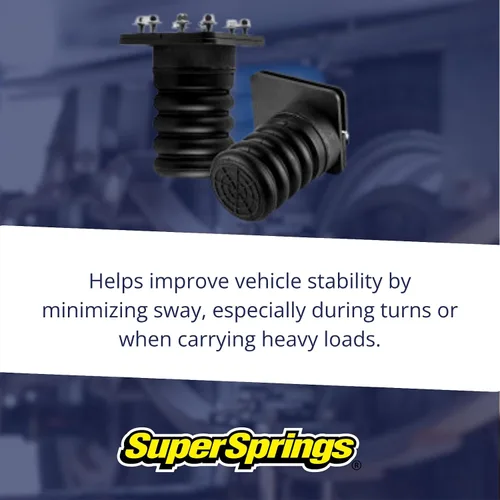 Vista 6 de SuperSprings SSR-307-47 SumoSprings Trasero para Dodge RAM 1500, negro