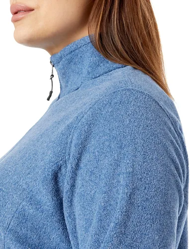 Vista 6 de Tienda Essentials Women's Classic-Fit Long-Sleeve Quarter-Zip Polar Fleece Pullover Jacket (Available in Plus Size)