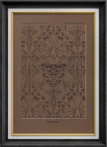 Vista 112 de MUDECOR Lienzo enmarcado prémium para pared, pinos nevados en bosque de invierno, ilustraciones modernas, arte contemporáneo, escénico, divertido