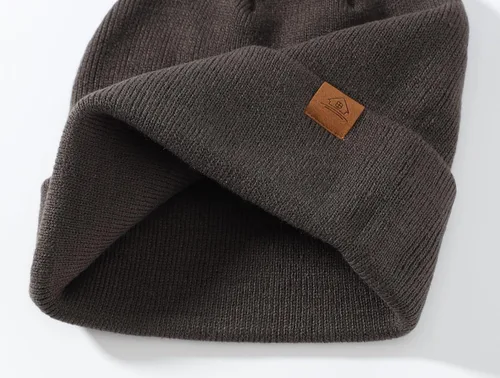 Vista 5 de Home Prefer Gorro de invierno de punto cálido para niños y niñas