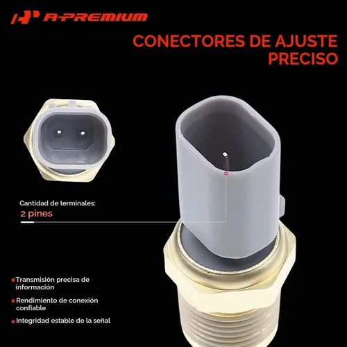 Vista 4 de A-Premium Sensor de temperatura del refrigerante del motor compatible con Dodge Grand Caravan 08-19 Ram 1500 2500 3500 Challenger Durango Journey