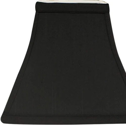 Vista 3 de Pantalla Shantung Shantung de 10 pulgadas negra con forro blanco