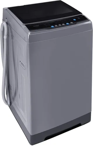Vista 2 de COMFEE' Lavadora portátil de 1.6 pies cúbicos, capacidad de 11 libras, lavadora compacta totalmente automática y horno microondas EM720CPL-PMB
