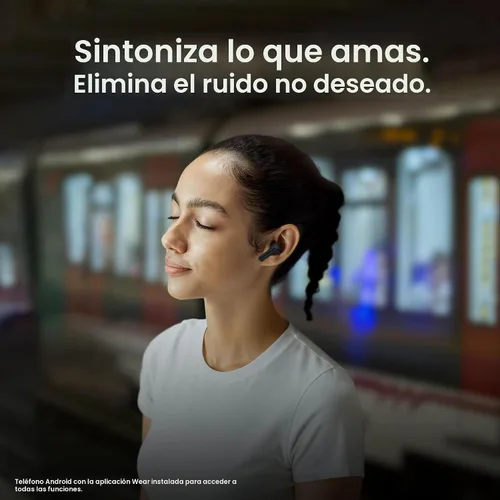 Vista 2 de SAMSUNG Galaxy Buds 3 FE (2025) auriculares inalámbricos True Wireless con Bluetooth, cancelación activa de ruido, sonido potente, llamadas claras
