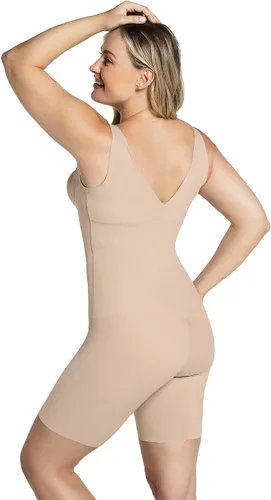 Vista 2 de Leonisa Body moldeador completo sin costuras de busto abierto - Body con control de abdomen para mujer
