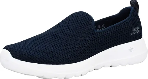 Vista 23 de Skechers Women's Go Walk Joy Sneaker 2-Azul marino/Blanco