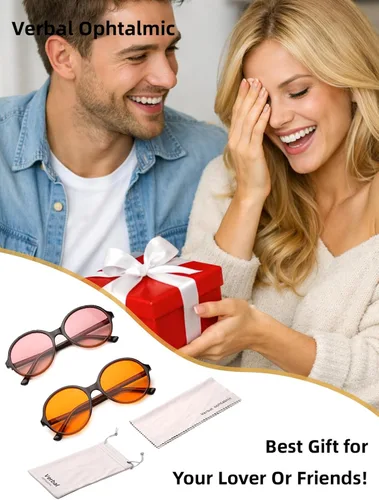 Vista 7 de FL-41 y FL-60 Migraña Sensibilidad Luz Azul Gafas Mujeres