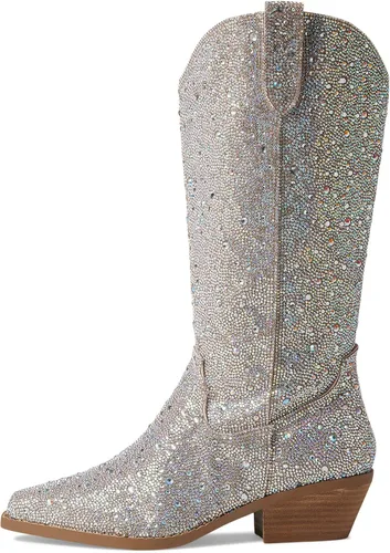 Vista 4 de Betsey Johnson Botas Dalas Western para mujer, Rhinestone