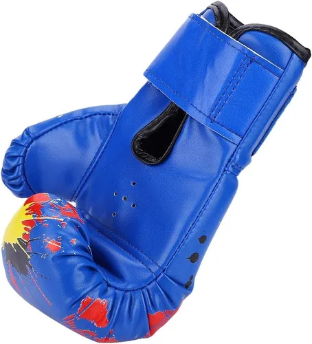 Vista 9 de Guantes de boxeo para niños de 0 a 6 meses y 1 2 años, color azul