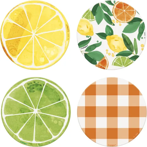 Vista 9 de Cartel de pizarra de plástico negro – 1 unidad Llamativo diseño de frutas cítricas, decoración perfecta para el hogar, cocina, fiestas, eventos