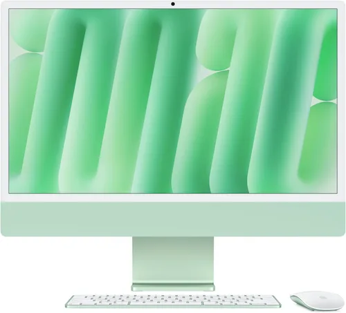 Vista 9 de Apple Computadora de escritorio todo en uno iMac 2024 con chip M4 con CPU de 8 núcleos, GPU de 8 núcleos: diseñada para Apple Intelligence, memoria