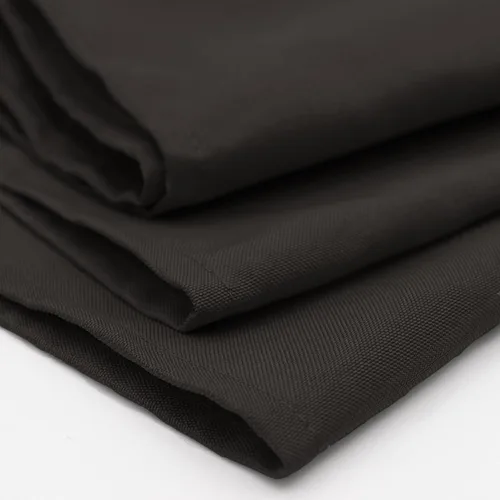 Vista 4 de Your Chair Covers - Mantel rectangular de poliéster sin costuras de alta calidad de 60 pulgadas de ancho x 102 pulgadas de largo - Negro - Mantel