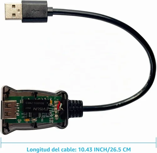 Vista 3 de DSD TECH SH-G01L USB Aislador Soporta USB 2.0 480Mbps Aislamiento de Alta Velocidad