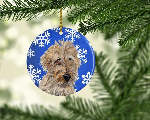 Vista 204 de Caroline's Treasures Cavalier Spaniel - Adorno de cerámica para colgar en el árbol de Navidad, para el hogar, Navidad, fiestas, regalo, 3 pulgadas