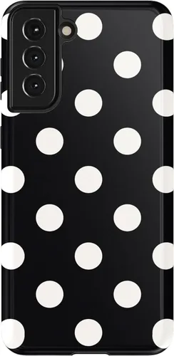Vista 26 de Casely Funda para Galaxy S21 Here Comes The Sun Colorblock Sunset Diseño protector delgado esencial de doble capa Aquí viene el sol