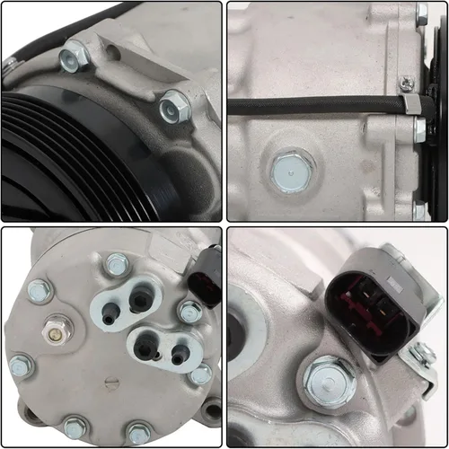Vista 5 de GXYWADY Compresor A/C con embrague Reemplazo para TT 2000-2006 Reemplazo para Jetta Golf Beetle 2001-2005