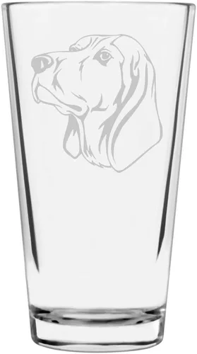 Vista 97 de Podenco Canario - Vaso de pinta de 16 onzas con temática de perro personalizado