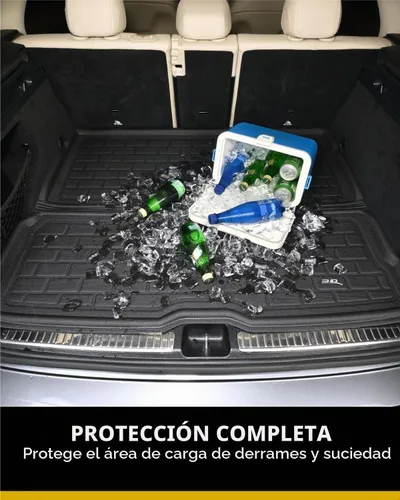 Vista 7 de 3D MAXpider Forro de carga Kagu de ajuste personalizado (negro) compatible con Tesla Model Y 2020-2025 - Forro de carga frontal