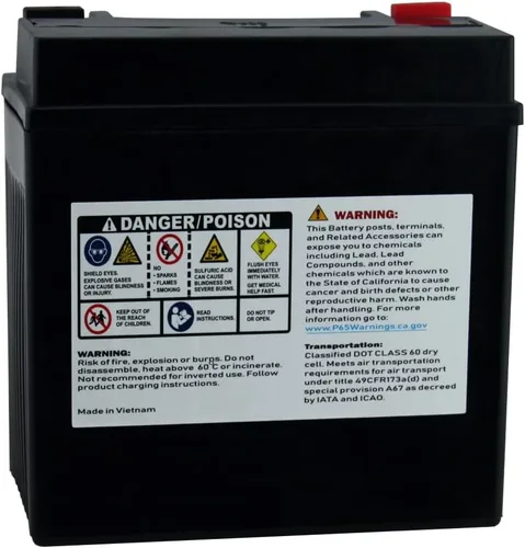 Vista 6 de PowerStar PM9A-BS - Batería AGM sellada para YTX9A-BS YAMAHA 200 YCS1 68