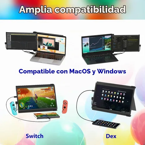 Vista 6 de Duex Extensor de pantalla para portátil Plus DS, extensor de monitor