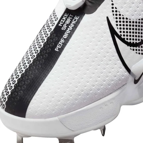 Vista 7 de Nike Force Zoom Trucha 7 tacos de metal blancos Plata talla 10
