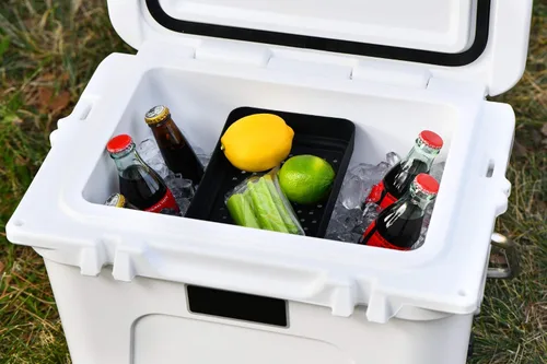 Vista 6 de Bandeja de productos secos y cesta de almacenamiento compatible con los enfriadores Yeti Roadie 20 – Diseñado específicamente por accesorios Beast