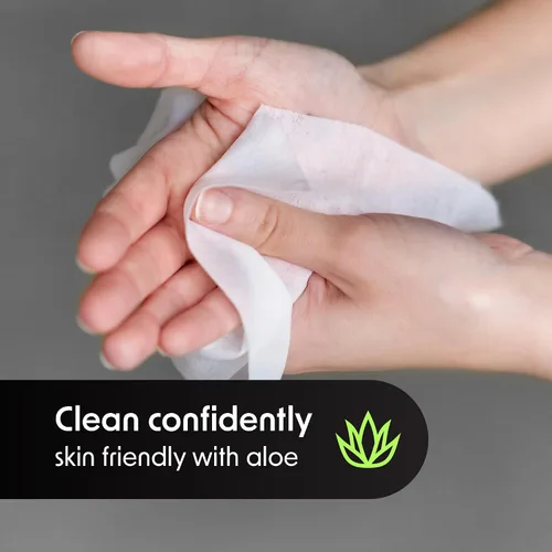 Vista 6 de Wipex Recambio de toallitas de fitness – 800 toallitas antibacterianas para desinfectante de manos con paño seguro a base de plantas