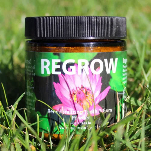 Vista 4 de REGROW - Polvo remineralizante para dientes y encías sensibles, dientes más blancos de forma natural, limpia, cura y protege los dientes y las encías